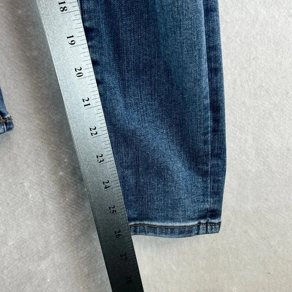 Abercrombie & Fitch Jeans Women Sz 25/0s Simone High Rise Skinny Denim Blue - Picture 10 of 10